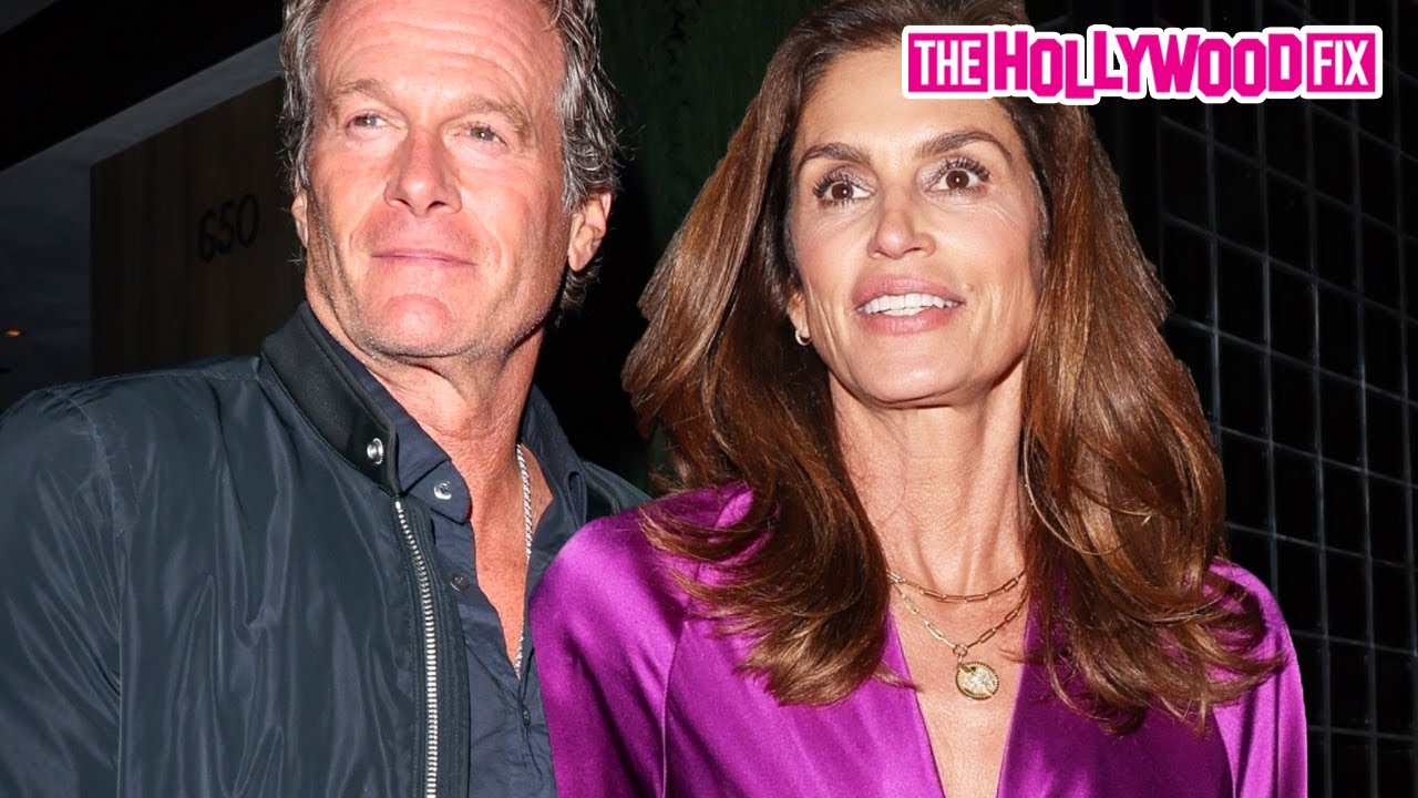 Cindy Crawford And Rande Gerber Enjoy A Romantic Dinner Date Together At Catch Steak In West
