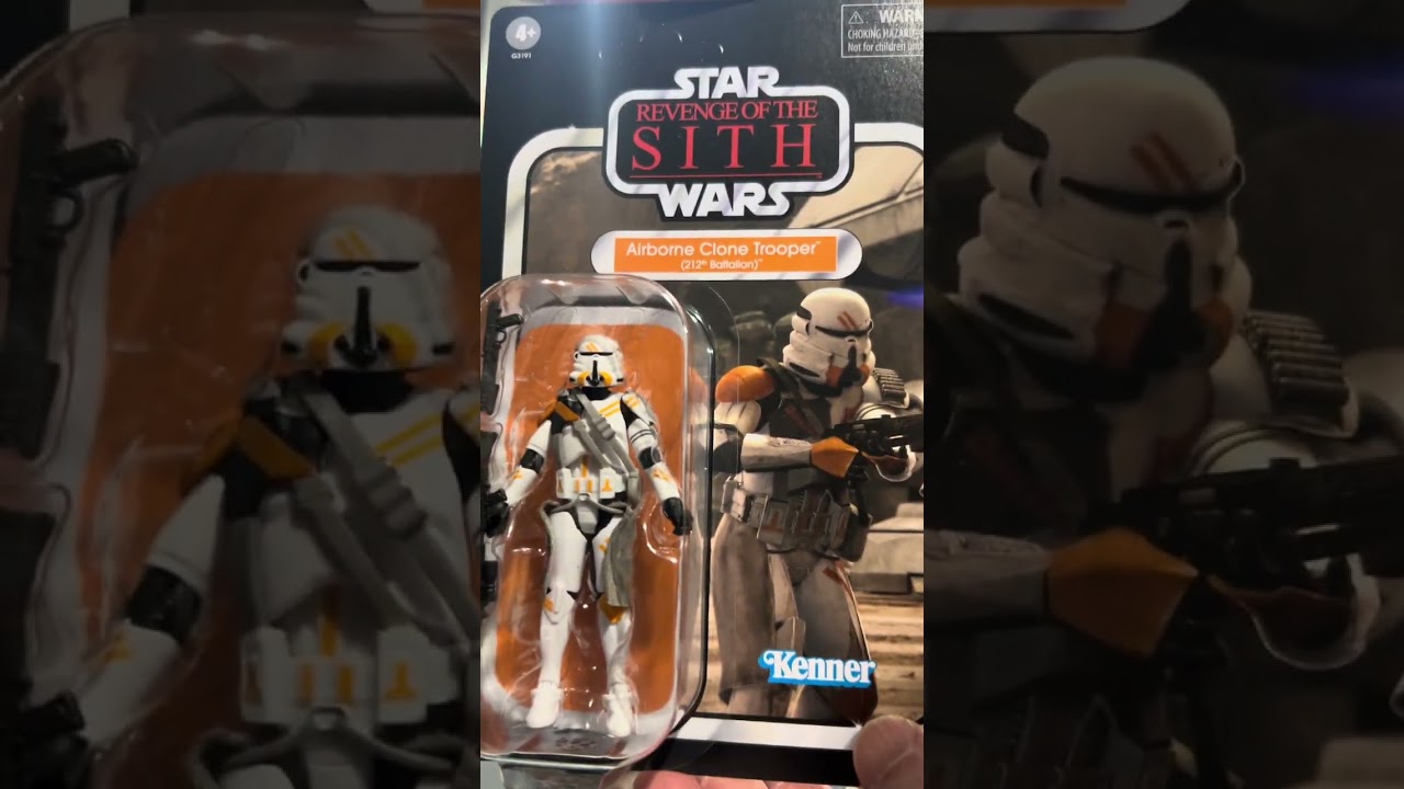 Star Wars vintage collection 399 airborn clone trooper & 398 Obi