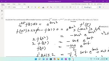 IIT JAM solution  || Integral Calculus || Application of definite integral
