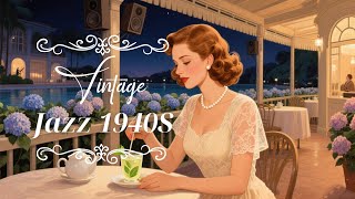 Moonlight Serenade 🌼 A 1940s Garden Night With Vintage Jazz And Whispered Elegance