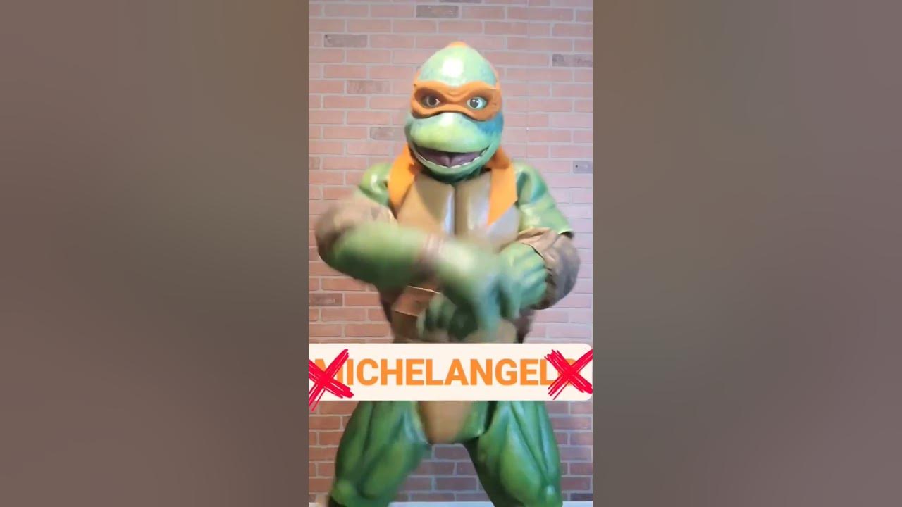 ICHELANGEL???? YAY OR NAY???  #michelangelo #tmnt #necatmnt #1990s #nyc #name #short #shorts #funny