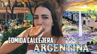 Probando COMIDA CALLEJERA en Argentina   ft. @TuristaEnBuenosAires