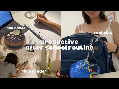 productive after school routine ? *realistic*