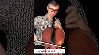 Duport Étude No. 2 | Cello String-Crossing Workout with sheet music #celloshorts