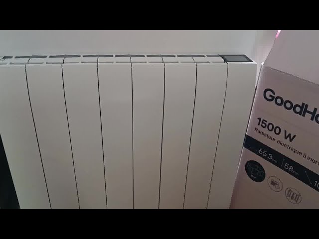 Radiateur électrique à inertie fluide Firenze 1000W