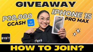 IPHONE 15 PRO MAX & P20,000 GCASH GIVEAWAY: How to Join? | Bybit x Jhazel by Jhazel de Vera 2,271 views 2 months ago 13 minutes, 25 seconds