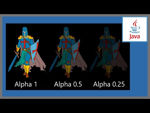 [Java Code Sample] Fade in and fade out image - Edit alpha channel 