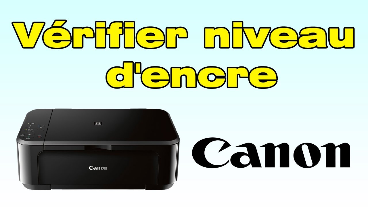 Désactiver les niveaux d'encre Canon - Cartouche-Minute