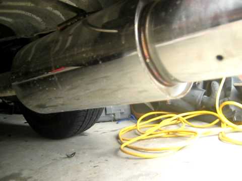 1994 honda accord exhaust - YouTube