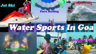 Goa Diaries Part 2 | water sports ( 😱Danger and Adventure ) | sheethal elzha official | sheethal |