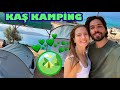 KAŞ KAMPİNG | KAŞ'TA EN İYİ KAMP YERİ | BURAYA KESİN GİTMELİSİN! (Bitkisel Beslenmek)