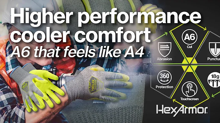 How to keep your hands comfortable & safe with wearability. Helix® Series 3014 — High comfort + A6