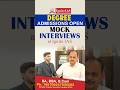#IgniteIAS #MockInterview #DegreeAdmissions #HyderabadEducation #BA #BBA #BCom #IASPreparation