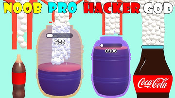 NOOB vs PRO vs HACKER vs GOD - Coca Cola and Mentos