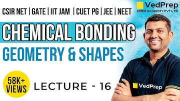 Chemical Bonding | Geometry and Shapes|  CSIR NET | GATE | IIT JAM | JEE| NEET| DU BHU| Chem Academy