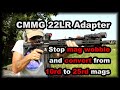 How To CMMG 10rd mags to 25rd mags and stop mag wobble cmmg 22lr adapter