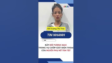 Bắt đối tượng nam trong vụ cướp giật điện thoại của người phụ nữ tàn tật