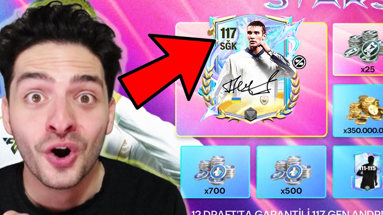 117 SHEVCHENKO İÇİN 1000₺ BASTIM ! DEHŞET TOTY PAKET AÇILIMI FC Mobile