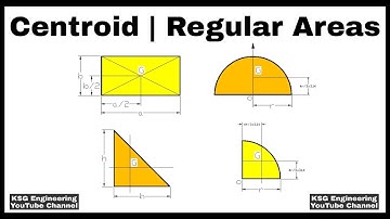 Centroid | Centroid of Rectangle, Triangle, Semicircle, Quarter Circle | Mechanics | 9.1