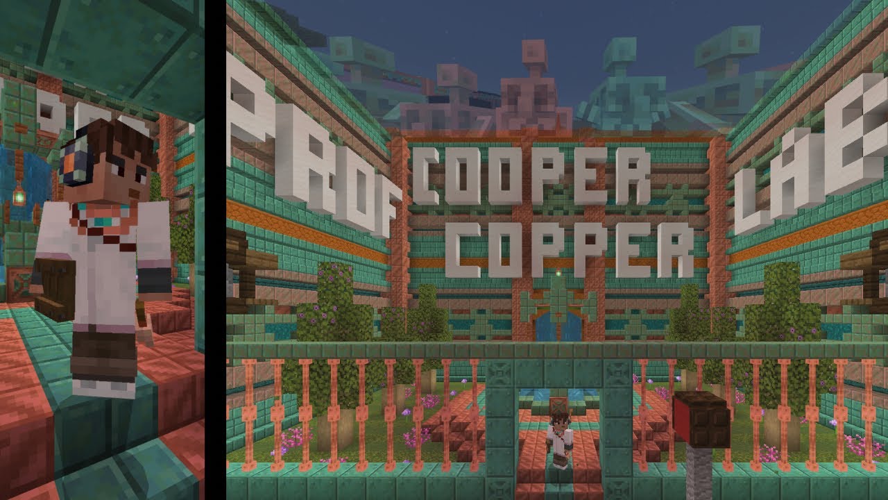Playing with the Minecraft Copper Age Update in my Adventure Map! - YouTube
