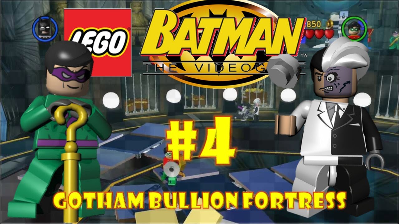 LEGO Batman: The Videogame - Part 4:Gotham Bullion Fortress [Hero's Story] - YouTube