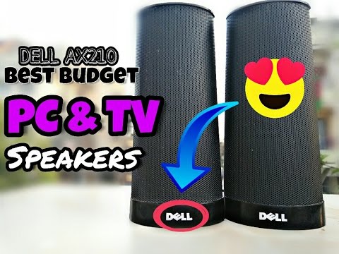 DELL AX210 REVIEW.  BUDGET PC SPEAKERS !!