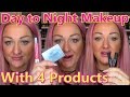 Day to Evening Makeup Transformation - Surprise Cocktail Bar Visit - Only 4 Products on Me