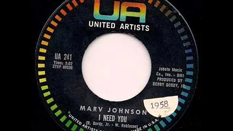 Marv Johnson - I Need You