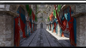 Testing new Sponza model from Intel