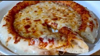 Pizza canotto italienne بيتزا ايطاليه بعجين مثل القطن بدون دلك