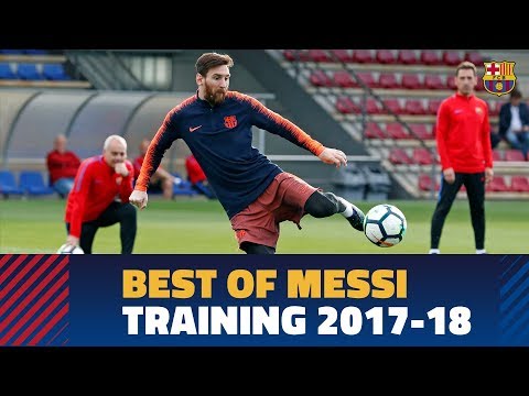 Messi’s best moves in training during the 2017-18 season