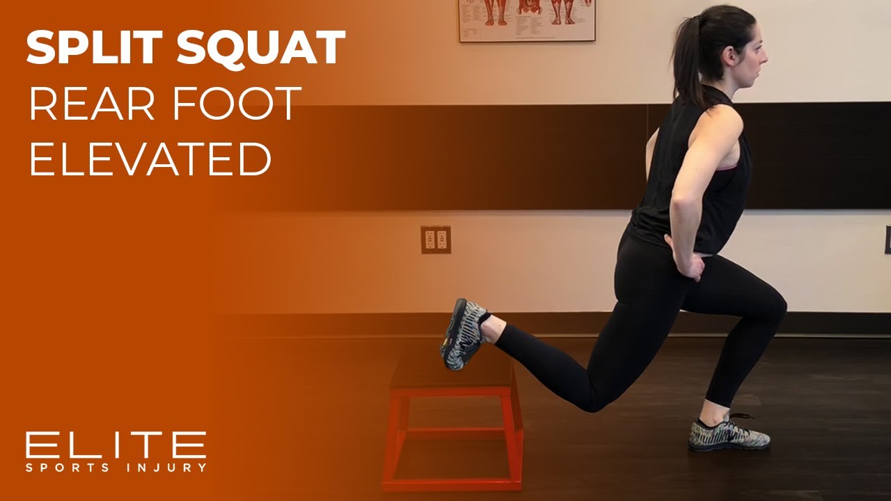 Split Squat - Rear Foot Elevated - YouTube