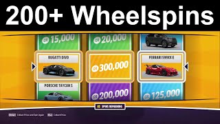 Forza Horizon 5 Super Wheelspin Opening... 100+ Super Wheelspins and 100+ Wheelspins