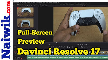 #12 How to view Preview in full screen in Davinci Resolve 17
