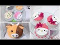 Trang trí bánh kem hello kitty | how make hello kitty cake | Dieulinhcake