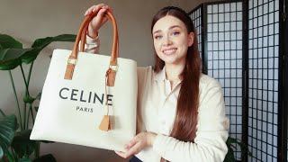 Celine Canvas Tote Bag Review What Fits In My Bag