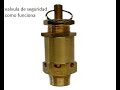 cómo funciona una válvula de seguridad--- how a safety valve works