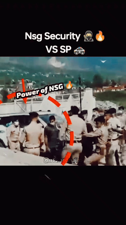 Police Slapped the NSG😡☠️👮SP Vs NSG🥷🔥 #nsg #commando #indianarmy #police #military  #power #viral