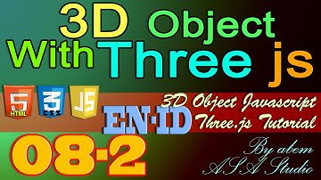 3D Object With Three Js, 8, Create Camera Control with Mouse Part 2, Javascript Tutorial