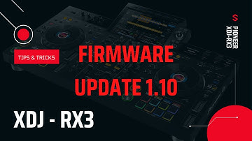 Pioneer XDJ-RX3  New firmware 1.10 !  Update step by step