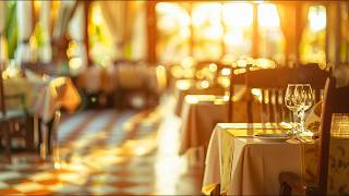 Restaurant Elegant Garden Dining 🌿 Smooth Jazz & Bossa Nova Background Music for Cozy Evenings