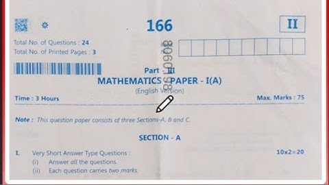 Ap Inter First year Maths1A 💯💯V.imp Pre-final 2024-25 | Ap Inter 1st year  Maths1A 🥳Paper 2024-25