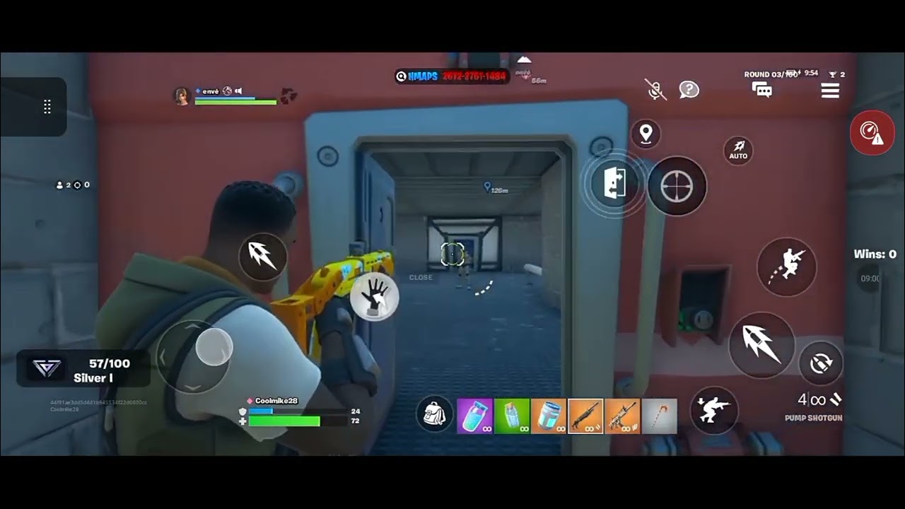 Playing on mobile in #fortnite ++touchscreen ++