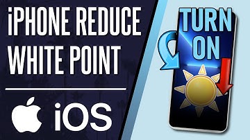 How to Turn ON Reduce White Point on iPhone (Lower Brightness)