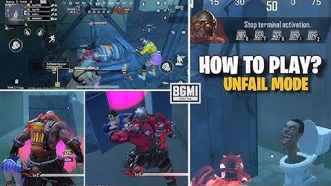 🔴 UNFAIL New Map | How To Play Unfail Mode PUBG / BGMI | Predator Vs Survivor Unfail Mode Tips trick