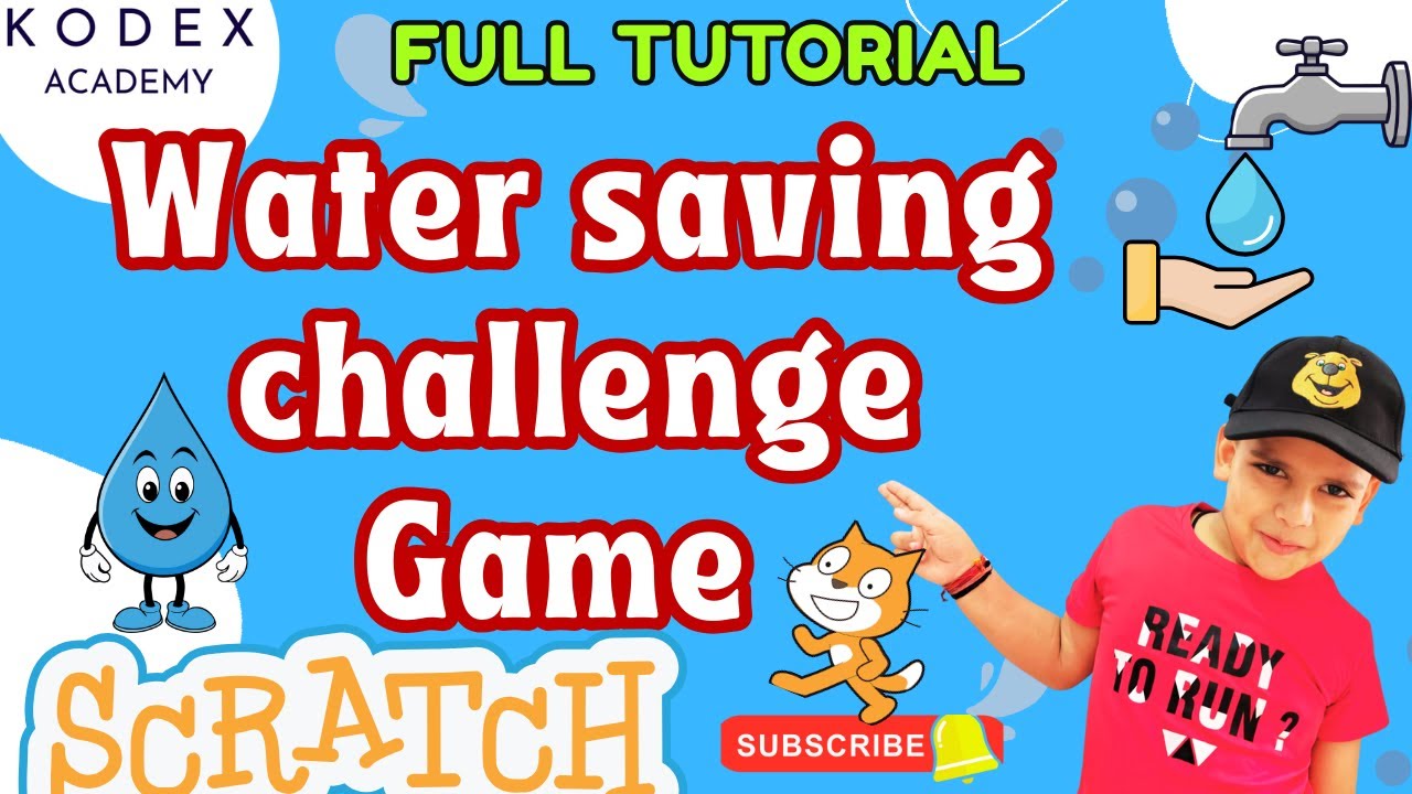 How to Make a Water Saving Game in Scratch | Easy School Project | 🌍 Scratch Tutorial for Beginners
