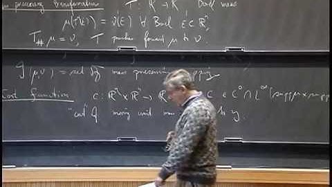Geometric PDE - Optimal Transportation and Nonlinear Elliptic PDE - Part I - Neil Trudinger