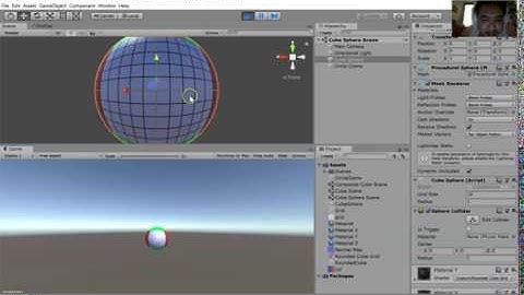 Unity Tutorial Mesh Basics - Cube Sphere