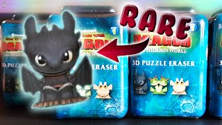 THE HUNT FOR TOOTHLESS! Unboxing 8 x How to train your Dragon:The Hidden World Puzzle Palz
