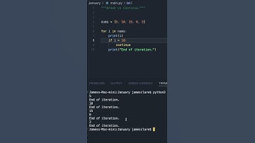 Python 3 | Break vs Continue explained simply #python3 #coding #programming